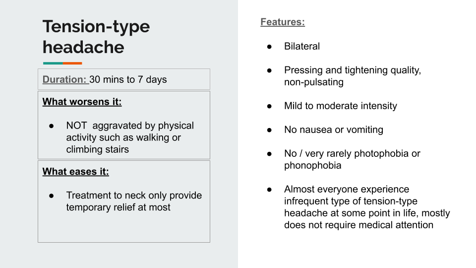 Tension Type Headache